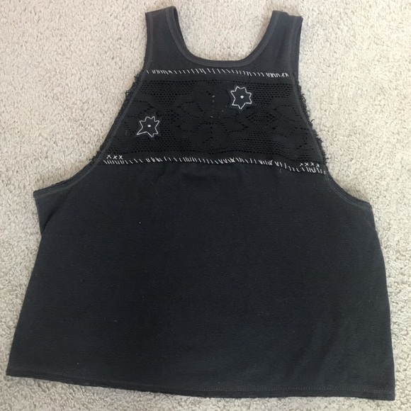 FLASH SALE! ❤️ FREE PEOPLE High Neck Gray Tank - Picture 3 of 8